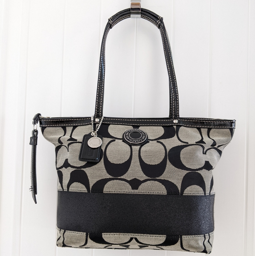 COACH Signature City Tote Handbag No.D1276-F18046
